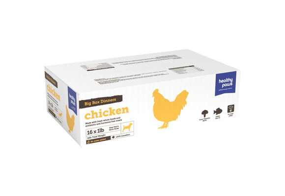 Healthy Paws Big Box Dinners - Chicken 16 x 1Lb