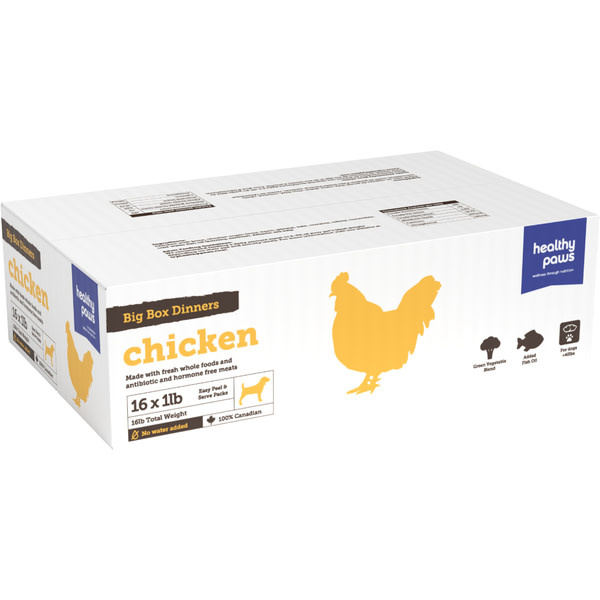 Healthy Paws Big Box Dinners - Chicken 16 x 1Lb