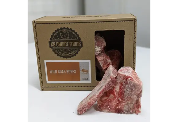 K9 Choice Frozen Wild Boar Bones 3Lb