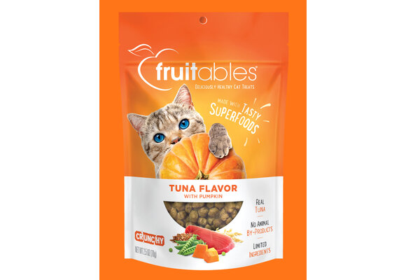 Fruitables Cat Crunchy Treats - Tuna & Pumpkin 70g