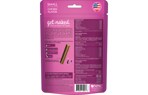 Get Naked - Puppy Dental Sticks Small 176g
