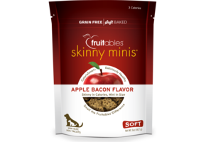 Fruitables Skinny Minis  Apple Bacon Soft Treats 141g
