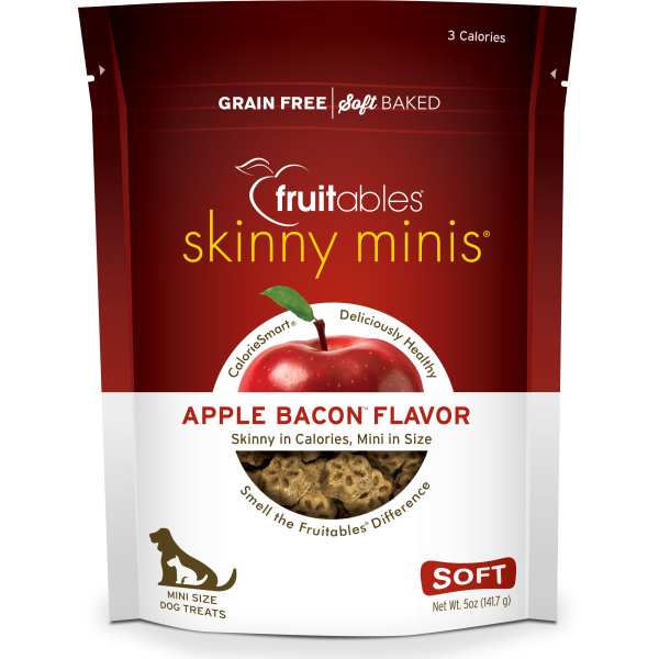 Fruitables Skinny Minis Apple Bacon Soft Treats 141g