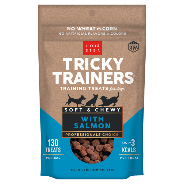 Cloud Star Tricky Trainers Chewy Salmon Treat 5oz