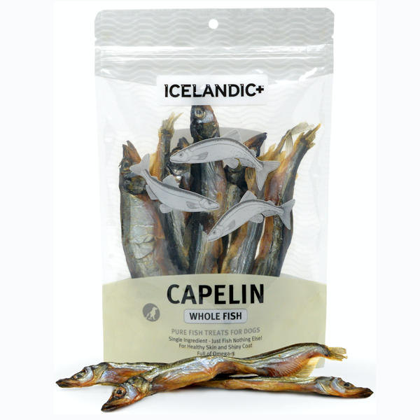 Ice Capelin Fish 2.5oz Woofy s by Paw Street Market