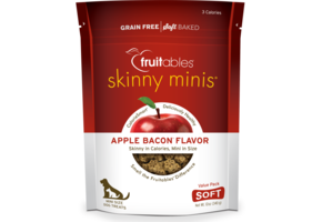 Fruitables Skinny Minis Apple Bacon Soft Treats 340g