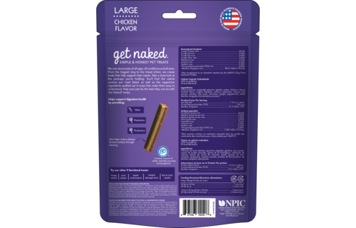 Get Naked - Digestive Health Dental Sticks Large 187g