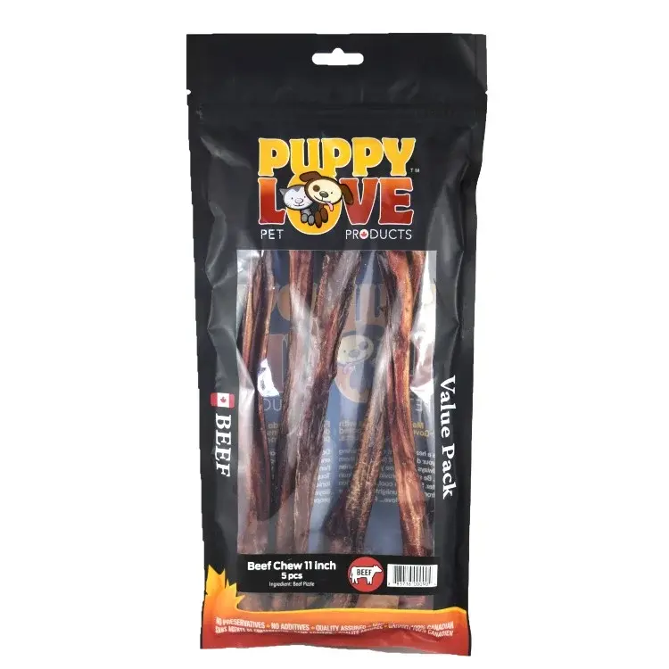 Puppy Love Beef Chew 11" Value Pack 5pk