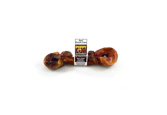 Puppy Love Beef Barbell Chew