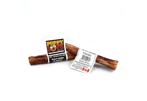 Puppy Love Beef Bully Stick 6”
