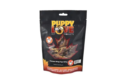 Puppy Love Chicken Wing Tips 120g