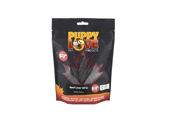 Puppy Love Beef Liver 120g