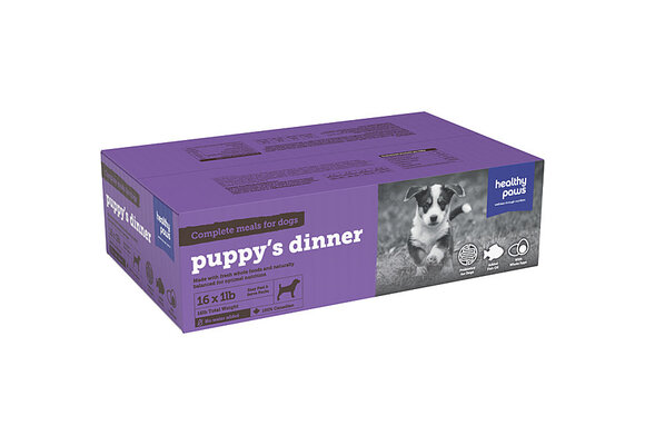 Healthy Paws Big Box Dinners Puppy 16 x 1Lb