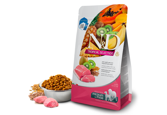 Farmina N&D Dog Tropical Selection - Pork Med/Maxi 10kg