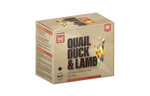 BCR Fare Game Quail, Duck & Lamb 2lb (4x1/2lb)