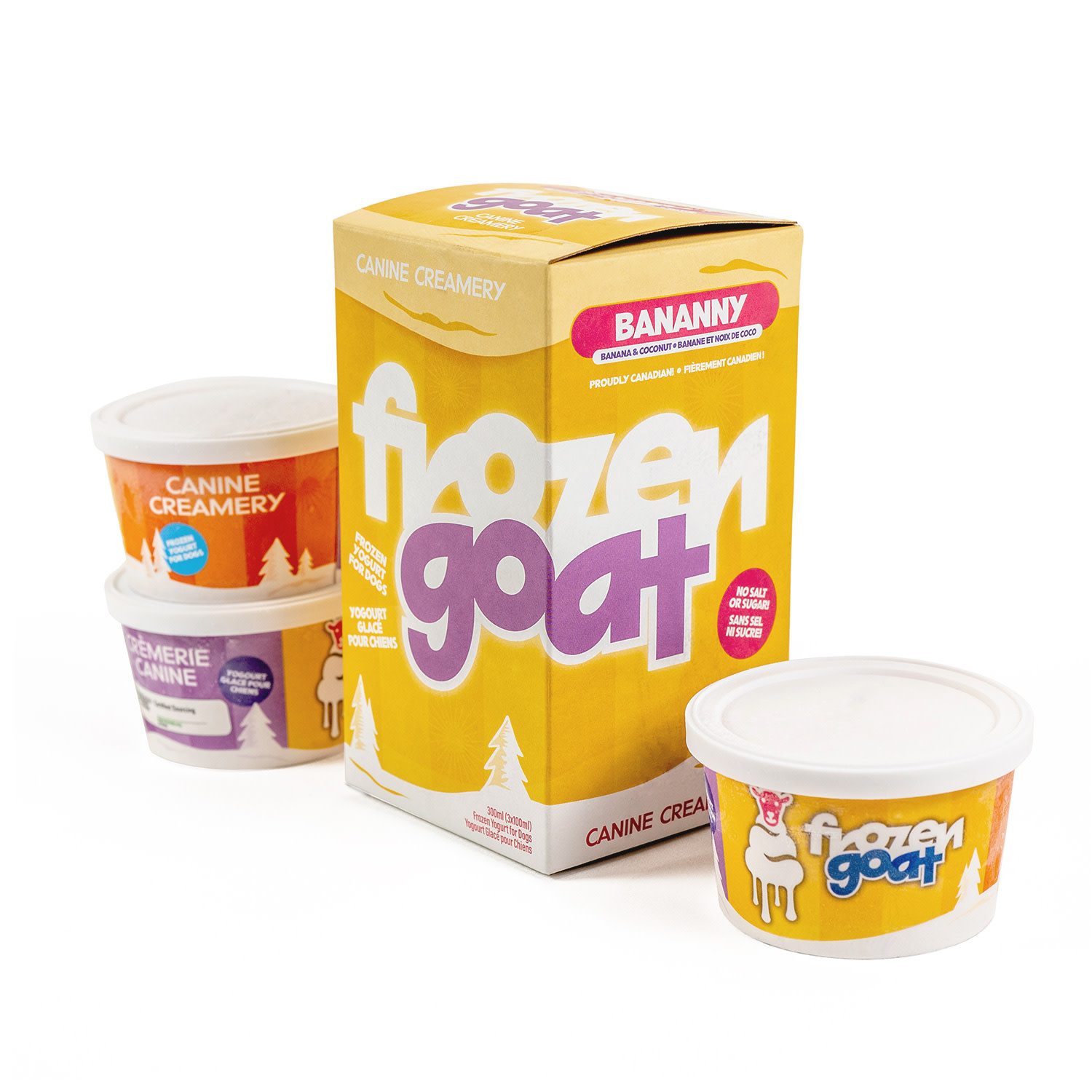 BCR Frozen Goat Bananny 300ml