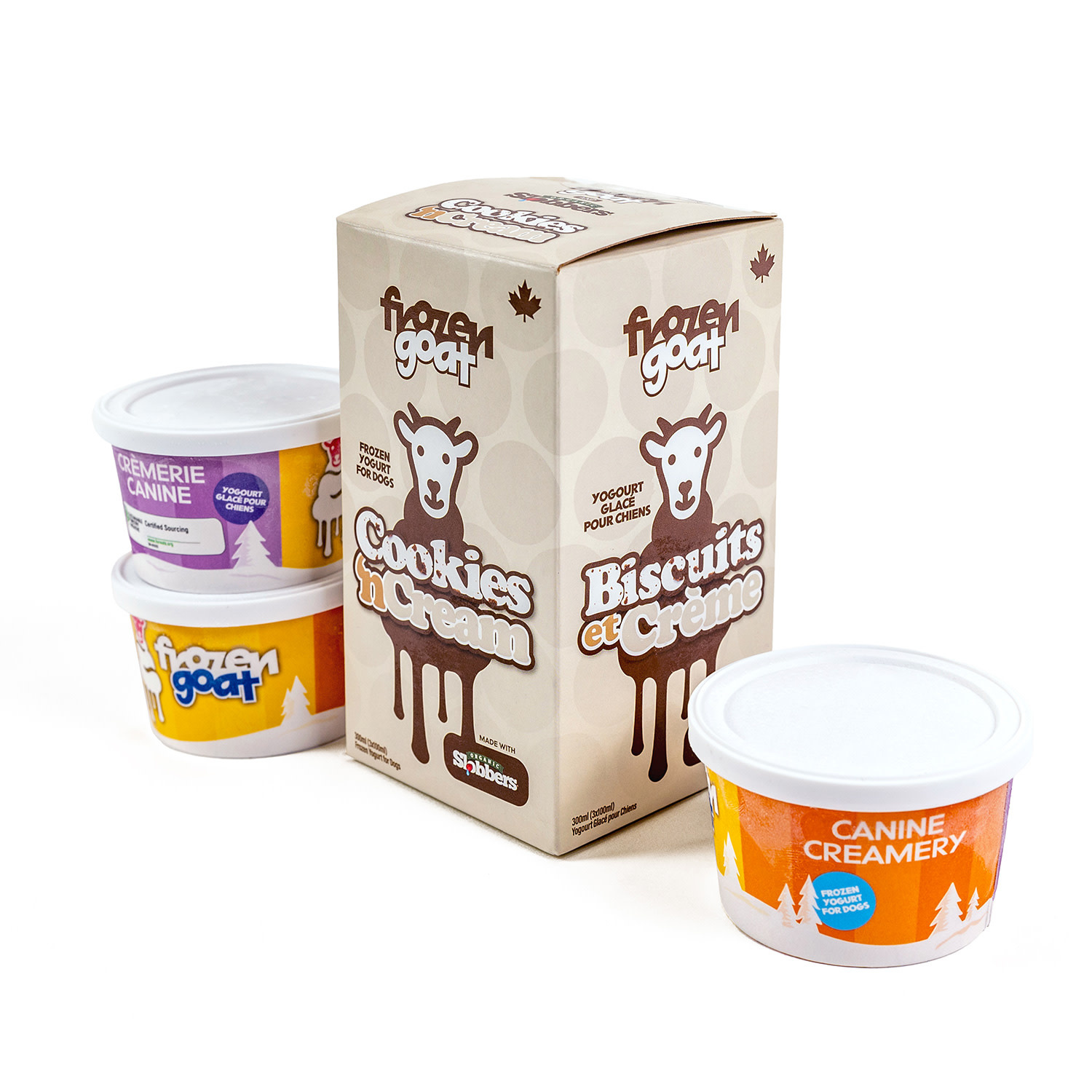 Big Country Raw Frozen Goat Cookies N Cream 300ml