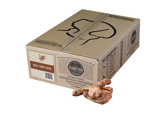 K9 Choice Frozen Whole Turkey Necks 8Lb