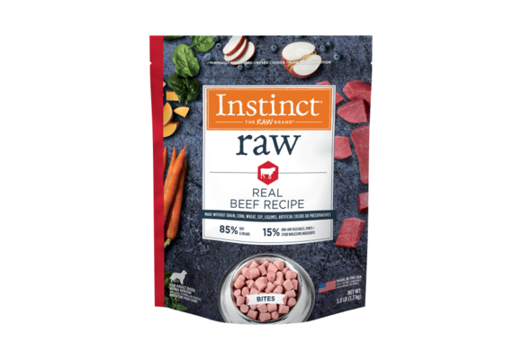 Instinct Dog Raw Natural Beef Bites 3lb