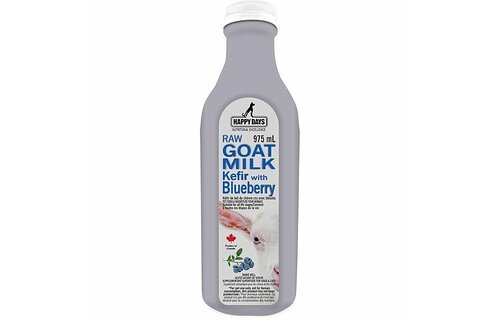 Happy Days Goat Milk Kefir Blueberries 975mL