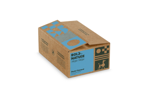 Bold By Nature Mega Raw Duck Patties Dog 24 lb