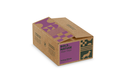 Bold by Nature Mega Raw Turkey Dog 24 lb