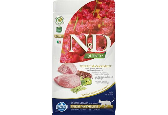 Farmina N&D Quinoa Weight Management Lamb Cat 1.5 kg