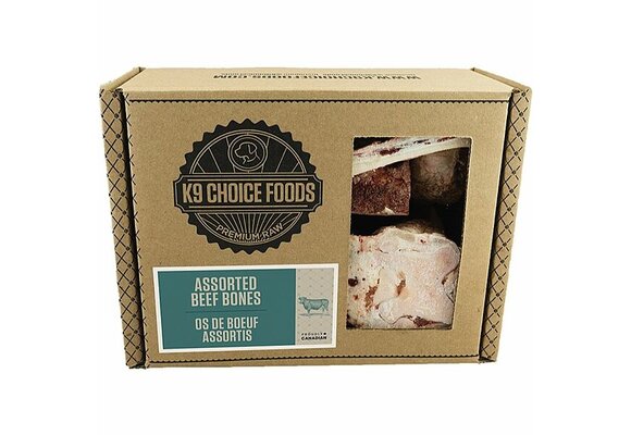 K9 Choice Assorted Beef Bones 3Lb