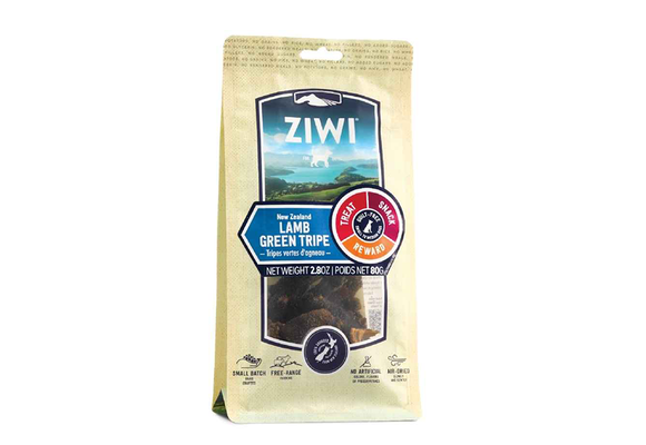 Ziwi Peak Dog Treat - Lamb Green Tripe 80G