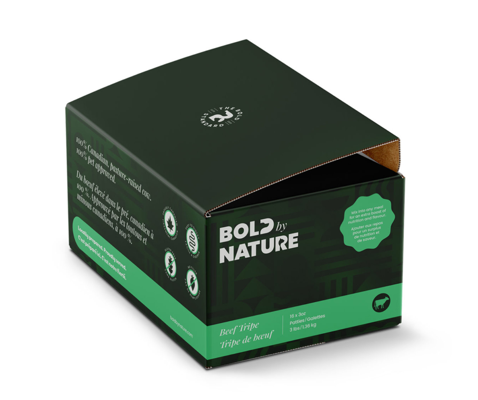 Bold by Nature Beef Tripe Dog 3 lb