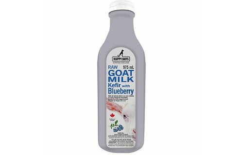 Happy Days Goat Milk Kefir Blueberries 975mL