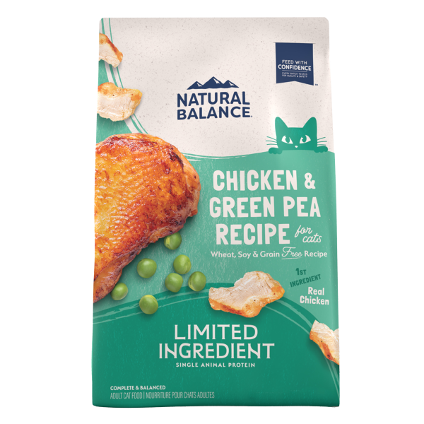 Natural Balance Cat LID Chicken & Green Pea 4Lb