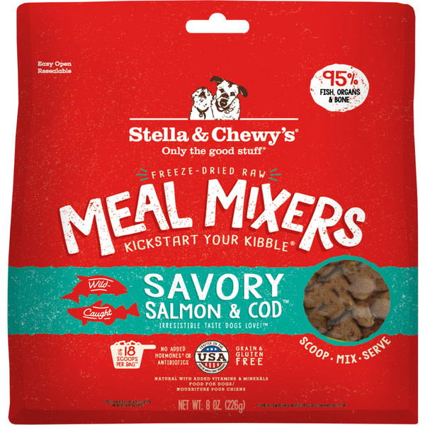 Stella & Chewy’s Dog FD Meal Mixers Salmon & Cod 8oz