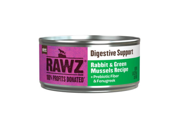 RAWZ Cat Digestive Support Rabbit & Green Mussels 5.5oz