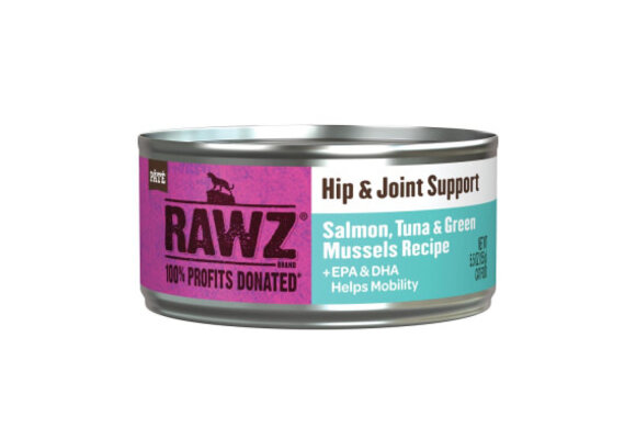 RAWZ Cat Hip & Joint Support Salmon, Tuna & Green Mussels 5.5oz