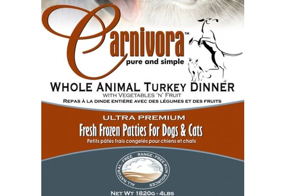 Carnivora Turkey Dinner 4lb