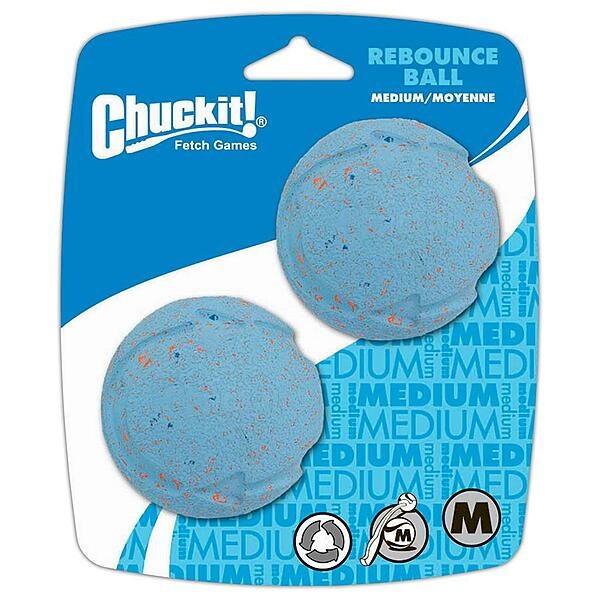 Chuckit Eco Friendly Rebounce Ball Medium 2pk
