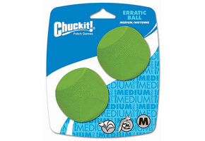 Chuckit Erratic Ball Medium 2pk