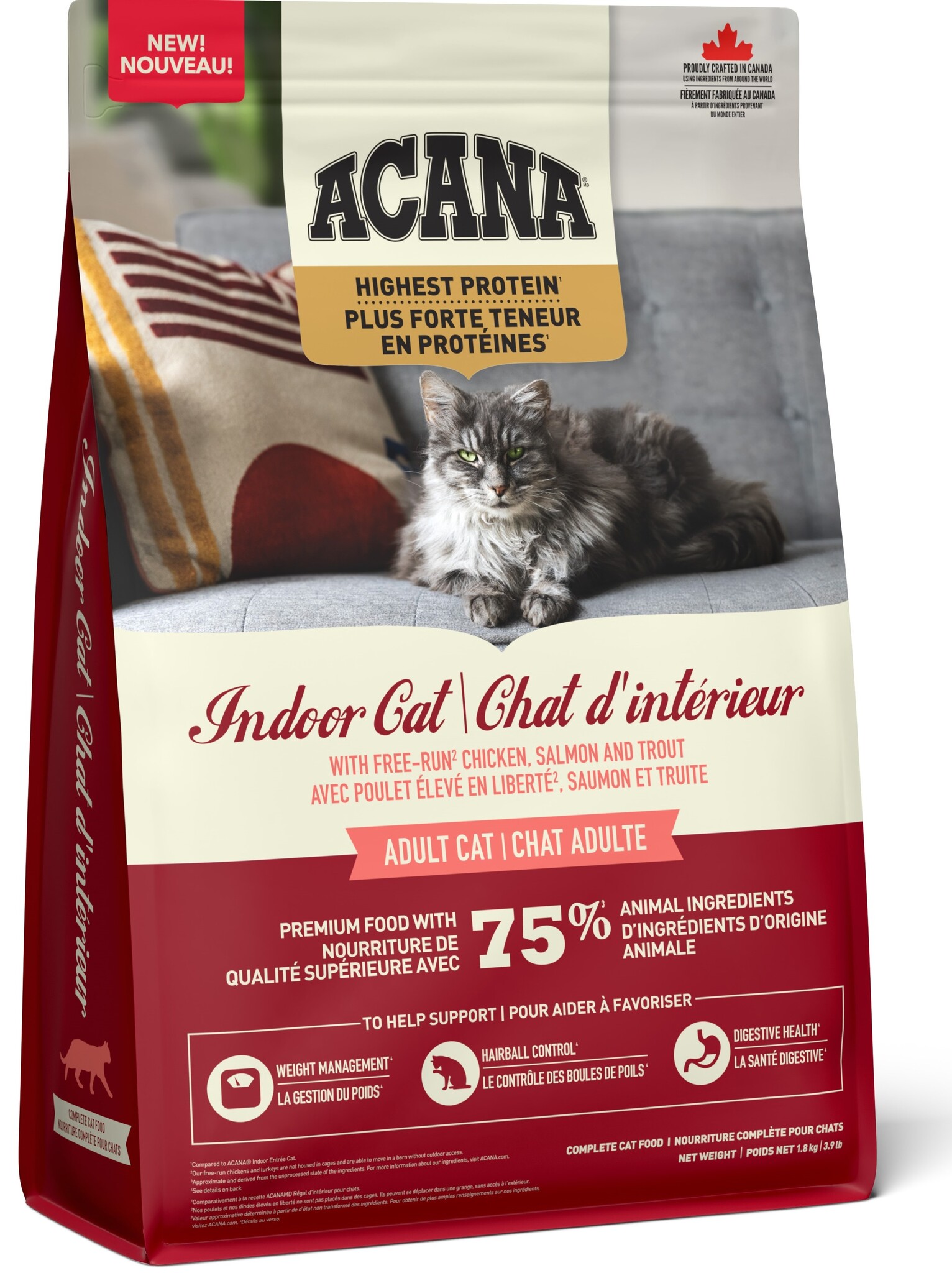 Acana Highest Protein Indoor Cat 1.8kg