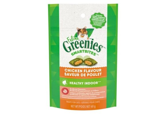Greenies Feline  Sbites Hairball Chicken 60g