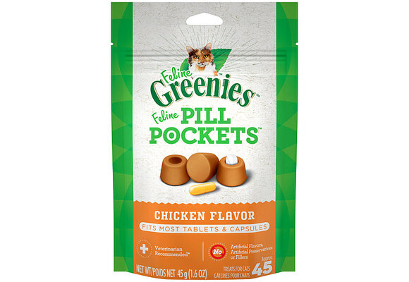 Greenies Feline Pill Pockets - Chicken 1.6OZ