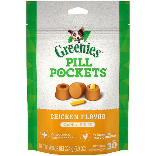 Greenies Pill Pockets - Chicken 30-Capsule Size 7.9OZ
