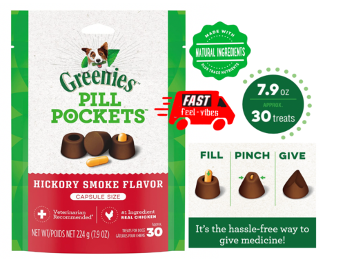 Greenies Pill Pockets Hickory Smoke 30 Capsules