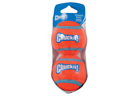Chuckit Tennis Ball Medium 2pk Sleeve