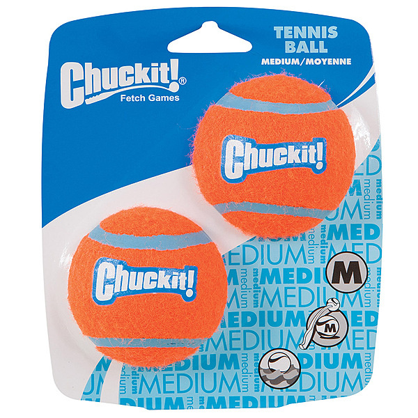 Chuckit Tennis Ball Medium 2pk