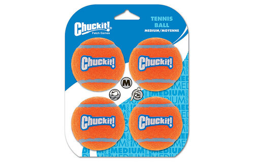 Chuckit Tennis Balls Medium 4pk