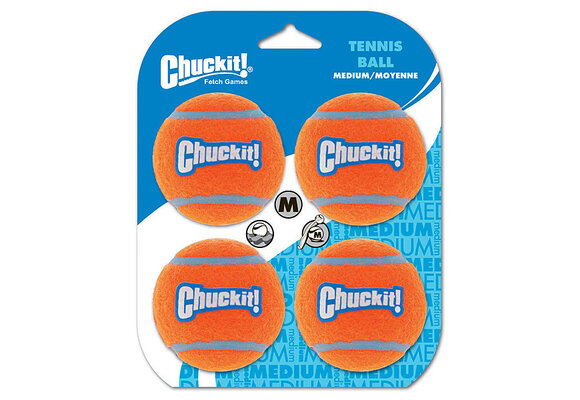 Chuckit Tennis Balls Medium 4pk