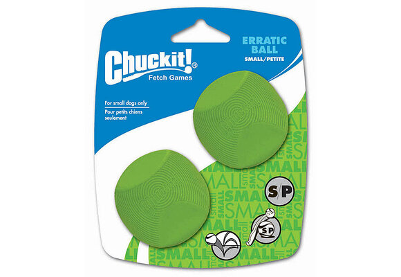 Chuckit Erratic Ball Small 2pk