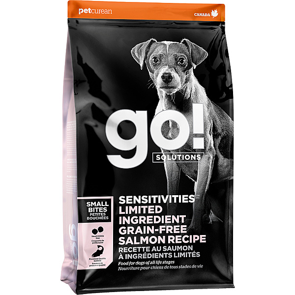 GO! Dog Sensitivities LID Salmon Small Bites 6Lb