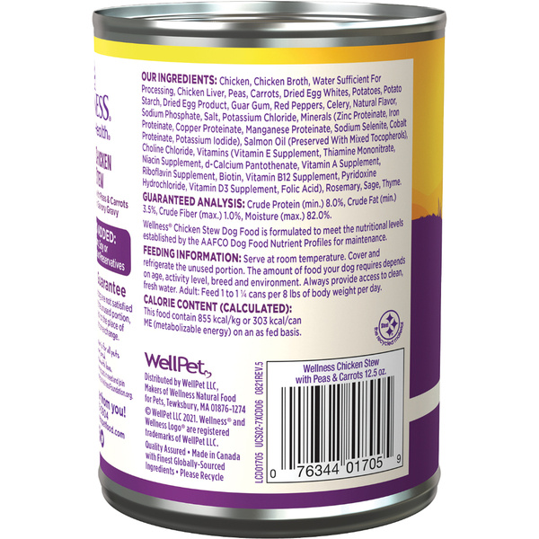 Wellness Chicken Stew 12.5oz Dog